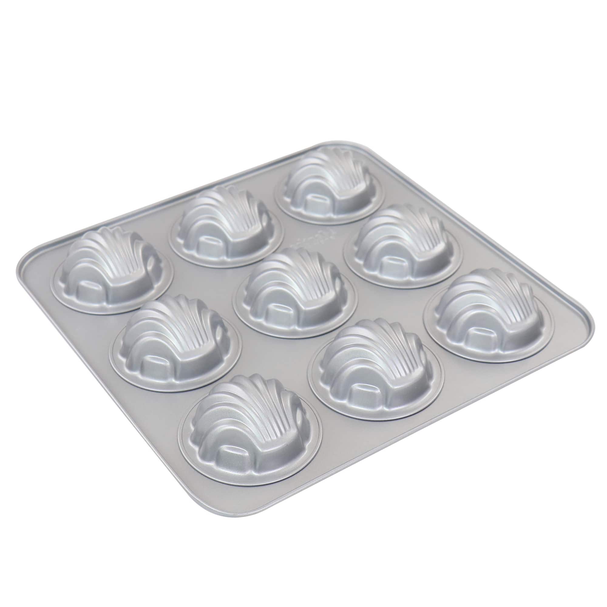 Martha Stewart 11" 9-Cup Carbon Steel Madeline Pan